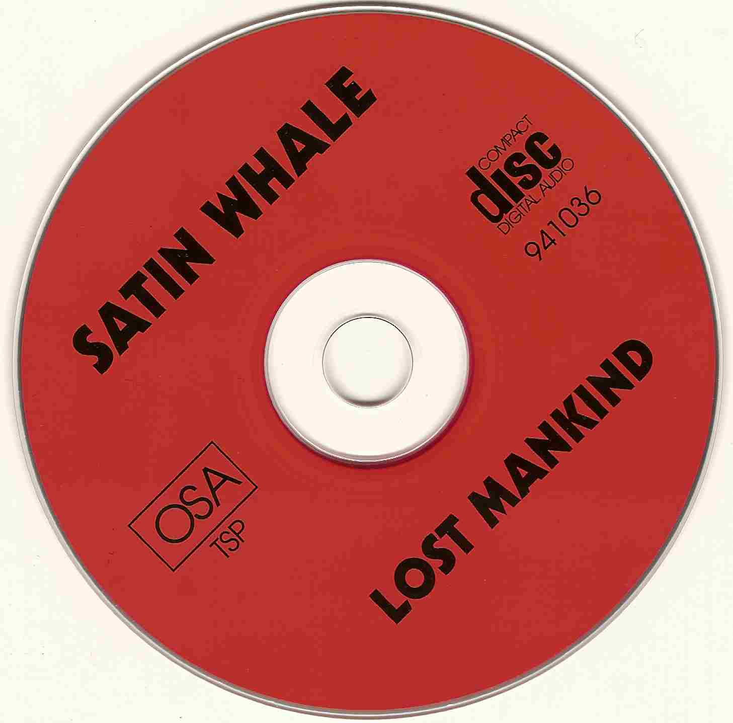 Satin Whale  Lost Mankind : CD